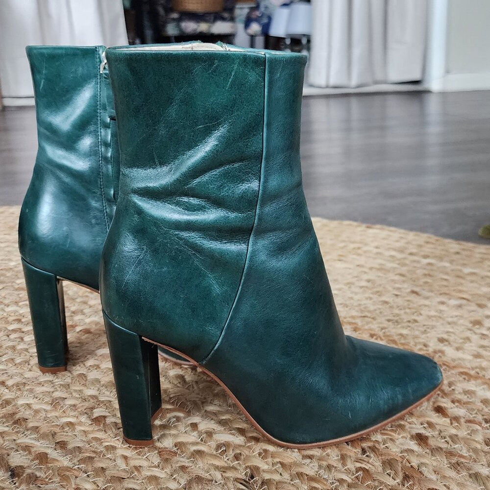 Zara Leather Boot Heels
